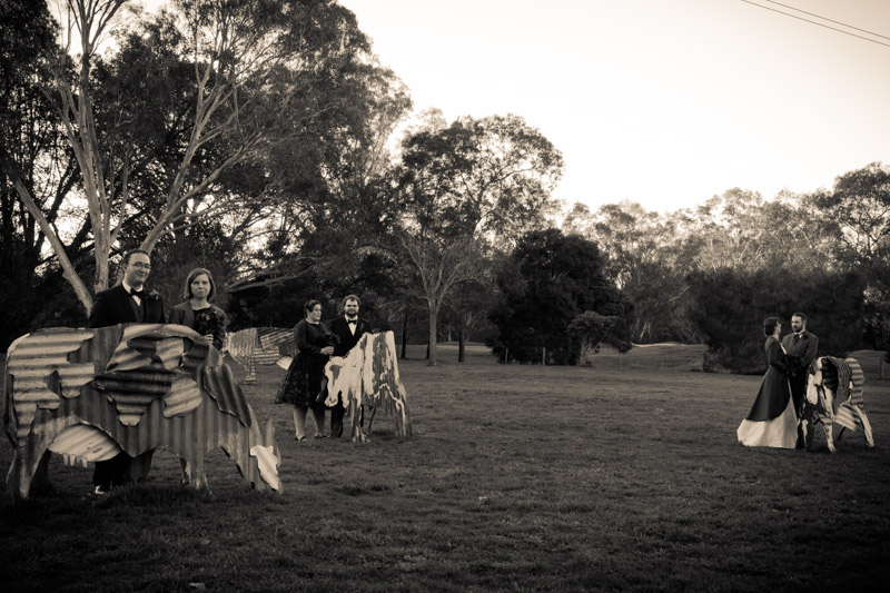 Wedding Party @ Heide Sculpture Park Wedding Party